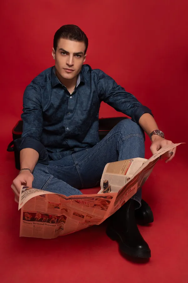 Navy_Blue_Giza_Cotton_Printed_Slim_Fit_Shirts_For_Men