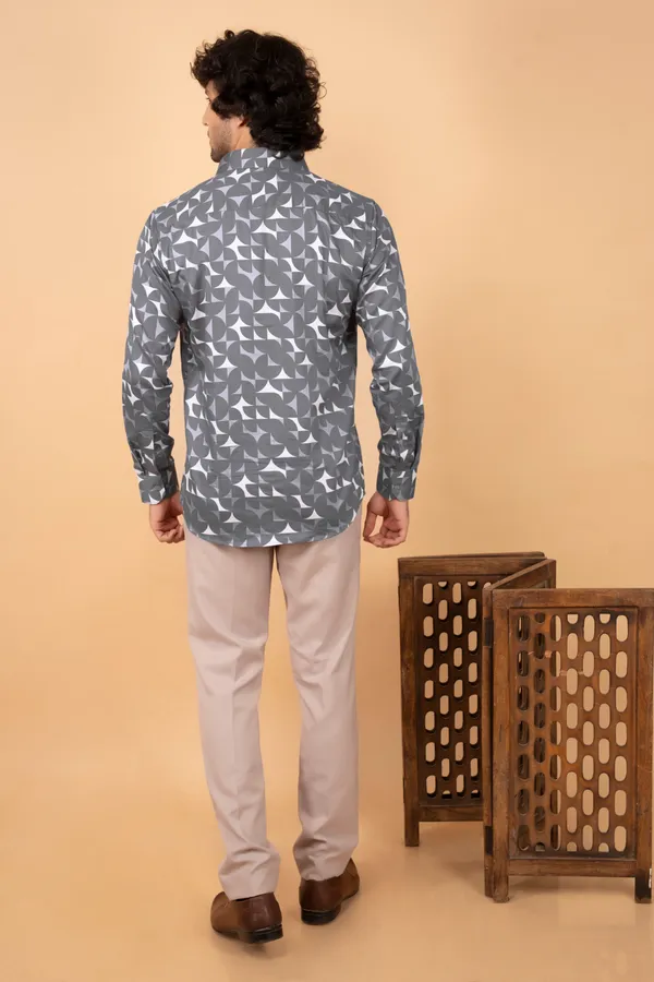 Bluish_Grey_Giza_Cotton_Printed_Slim_Fit_Shirts_For_Men