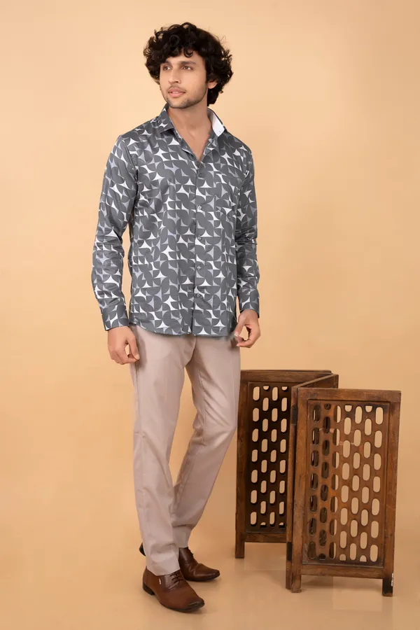 Bluish_Grey_Giza_Cotton_Printed_Slim_Fit_Shirts_For_Men