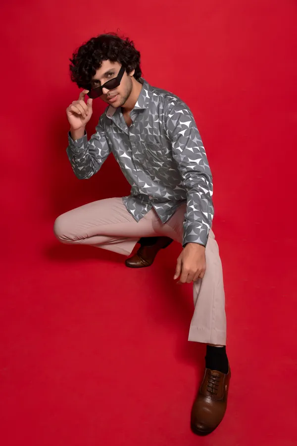 Bluish_Grey_Giza_Cotton_Printed_Slim_Fit_Shirts_For_Men