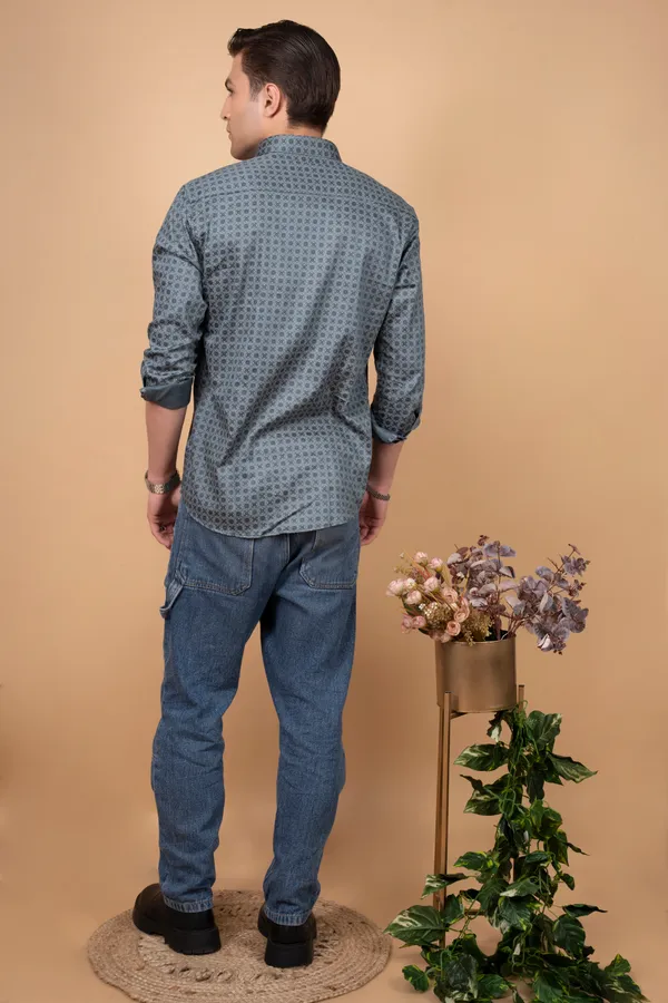 Teal_Giza_Cotton_Printed_Slim_Fit_Shirts_For_Men