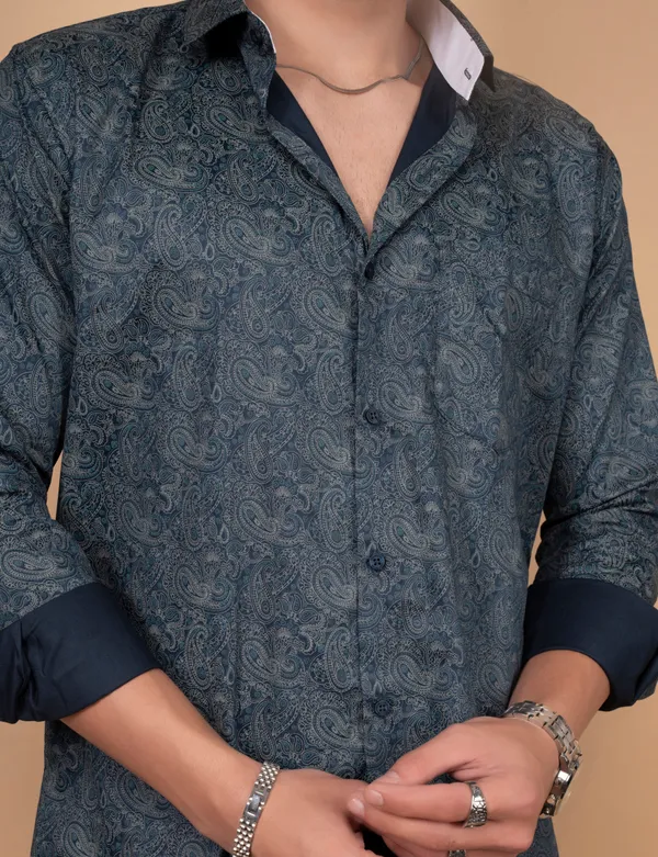 Dark_Teal_Giza_Cotton_Printed_Slim_Fit_Shirts_For_Men