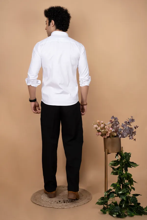 White_Premium_Giza_Cutway_Collar_Full_Sleeves_Shirts_For_Men