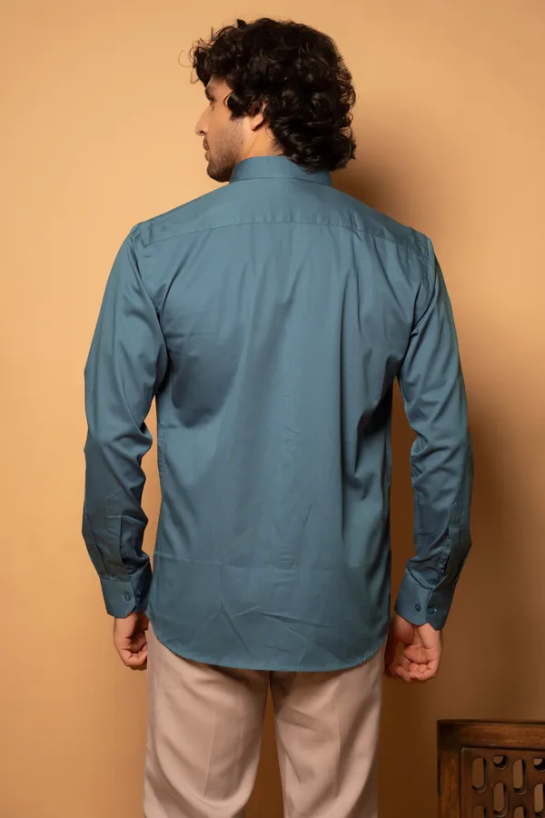 Light_Teal_Cotton_Cutway_Collar_Full_Sleeves_Shirts_For_Men