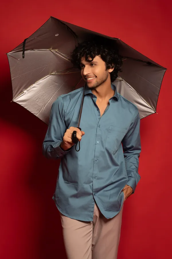 Light_Teal_Cotton_Cutway_Collar_Full_Sleeves_Shirts_For_Men