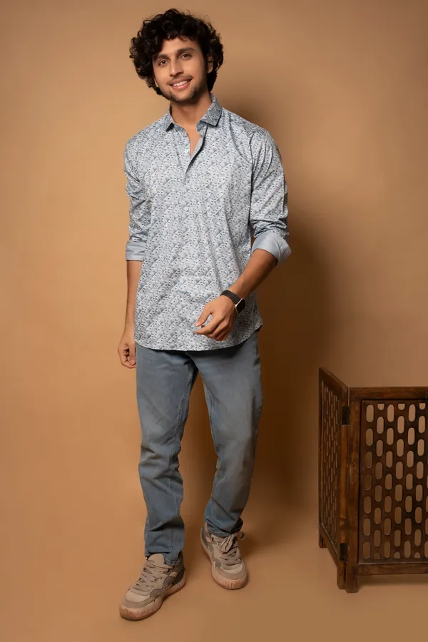 Blue_Giza_Cotton_Printed_Slim_Fit_Shirts_For_Men