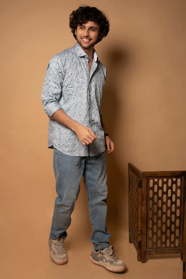 Blue_Giza_Cotton_Printed_Slim_Fit_Shirts_For_Men