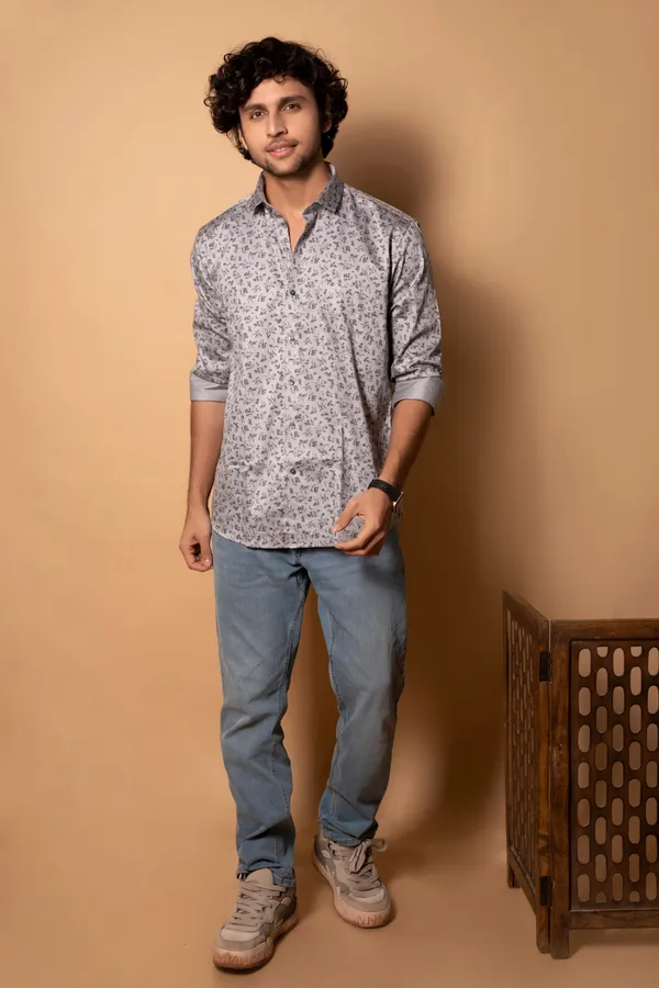 Grey_Giza_Cotton_Printed_Slim_Fit_Shirts_For_Men