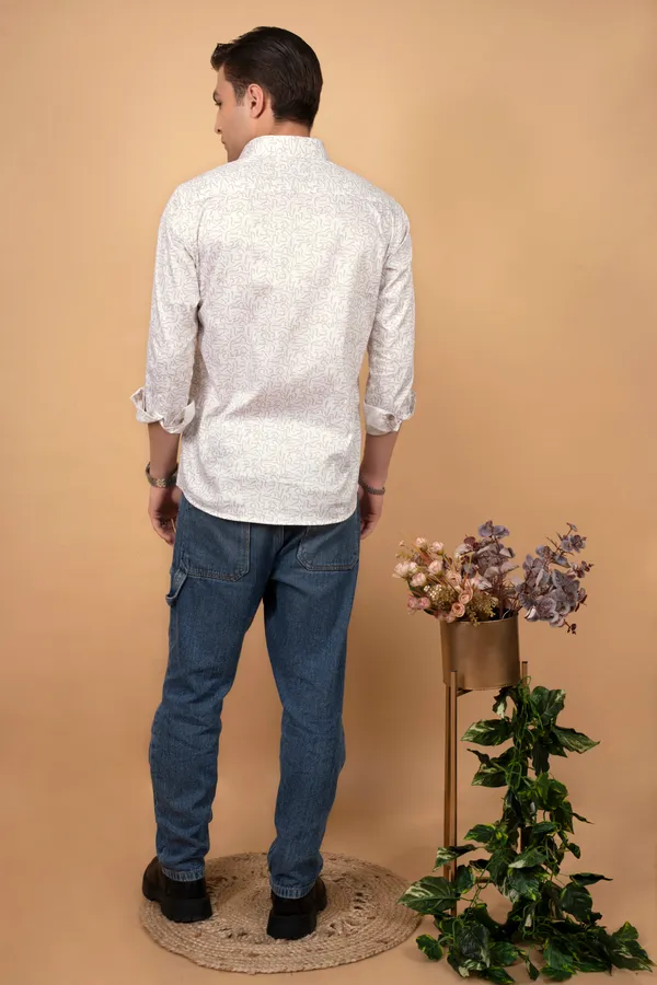 Beige_Giza_Cotton_Printed_Slim_Fit_Shirts_For_Men