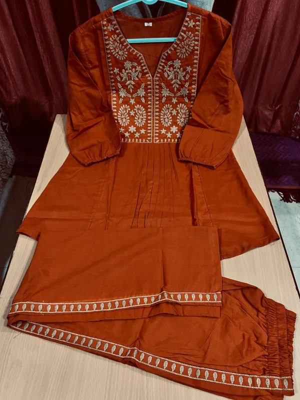 Cotton_Embroidered_Short_Top_and_Pant_Co-ord_Set