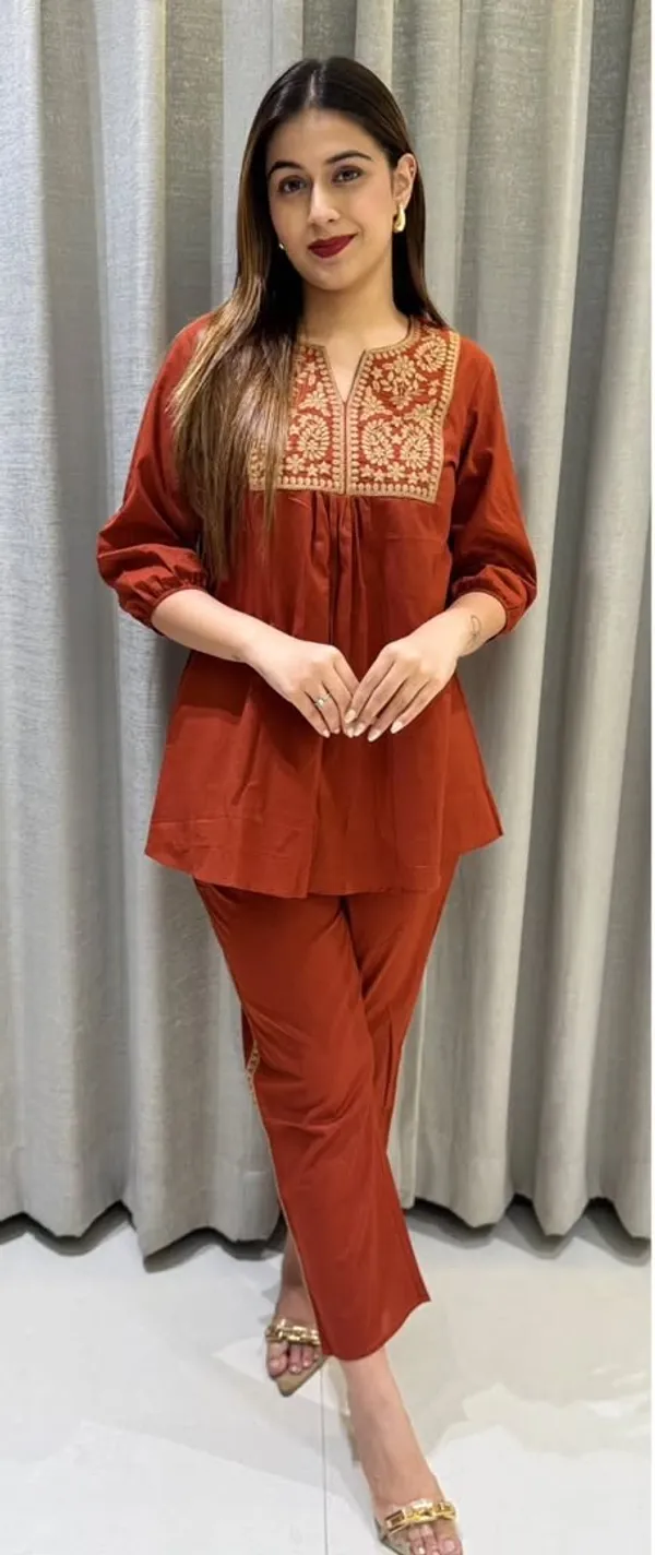 Cotton_Embroidered_Short_Top_and_Pant_Co-ord_Set