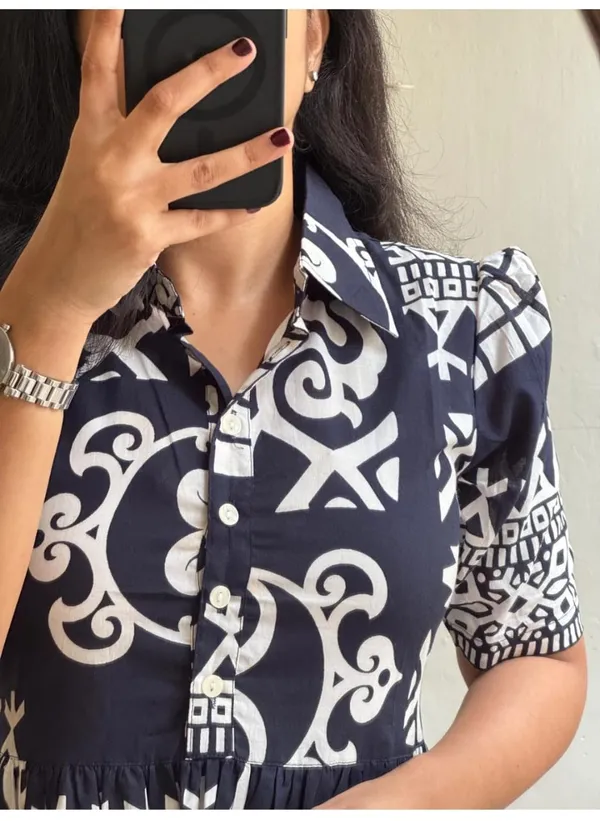 Cotton_Printed_Middie/Dress