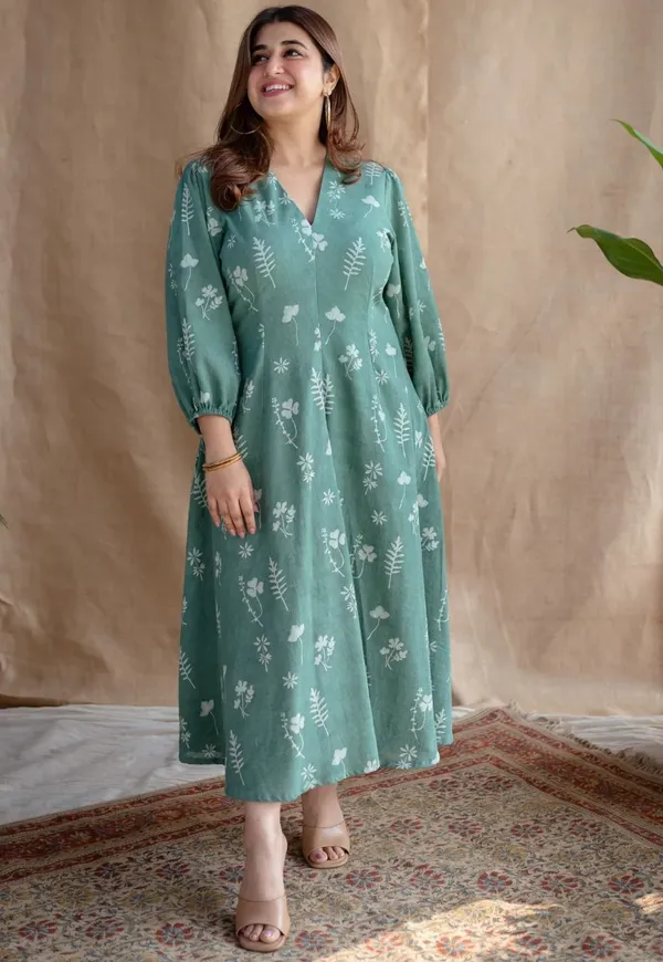 Cotton_Printed_Middie/Dress
