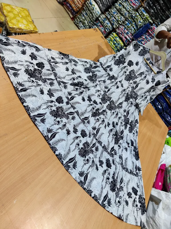 Cotton_Printed_Middie/Gown