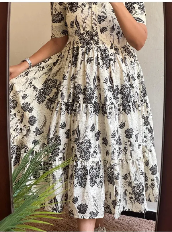 Cotton_Printed_Middie/Gown