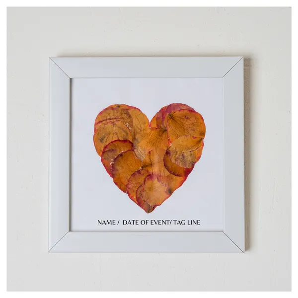 Heart_Shaped_Rose_Petal_Pressed_Flower_Frame_|_Keepsake_Gift_For_Valentines_Weddings_And_Mothers_Day_|_White_Pine_|_6_X_6_Inch