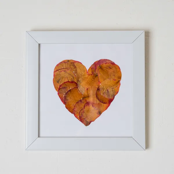 Heart_Shaped_Rose_Petal_Pressed_Flower_Frame_|_Keepsake_Gift_For_Valentines_Weddings_And_Mothers_Day_|_White_Pine_|_6_X_6_Inch