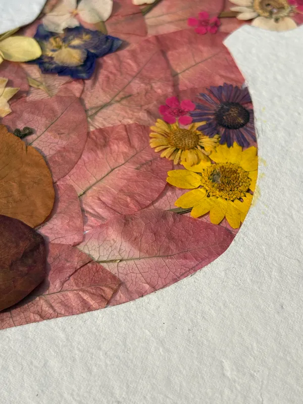 Pregnancy_Silhouette_Frame_With_Pressed_Flowers_|_Handmade_Keepsake_For_Moms_To_Be_And_Nursery_Wall_Art_|_Multicolor_|_11_X_15_Inch