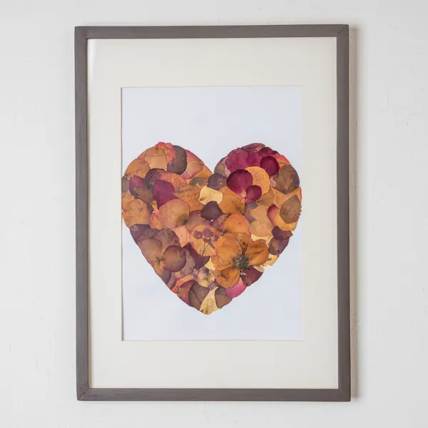 Heart_Shaped_Rose_Petal_Wall_Art_|_Keepsake_Gift_For_Valentines_Weddings_And_Mothers_Day_|_Multicolor_|_11_X_15_Inch