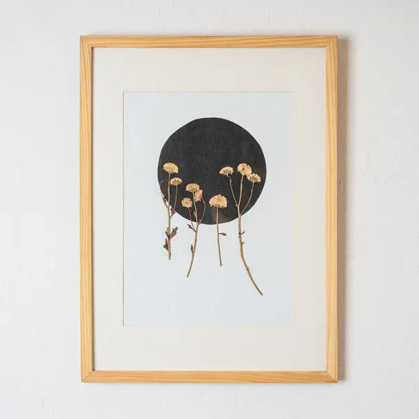 Handmade_Pressed_Flower_Frame_|_Botanical_Wall_Art_For_Gifting_And_Home_Decor_|_Multicolor_|_11_X_15_Inch