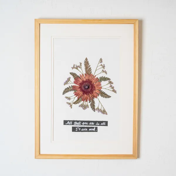 Gerbera_Pressed_Flower_Frame_|_Handmade_Floral_Wall_Art_For_Home_And_Special_Gifts_|_Multicolor_|_11_X_15_Inch