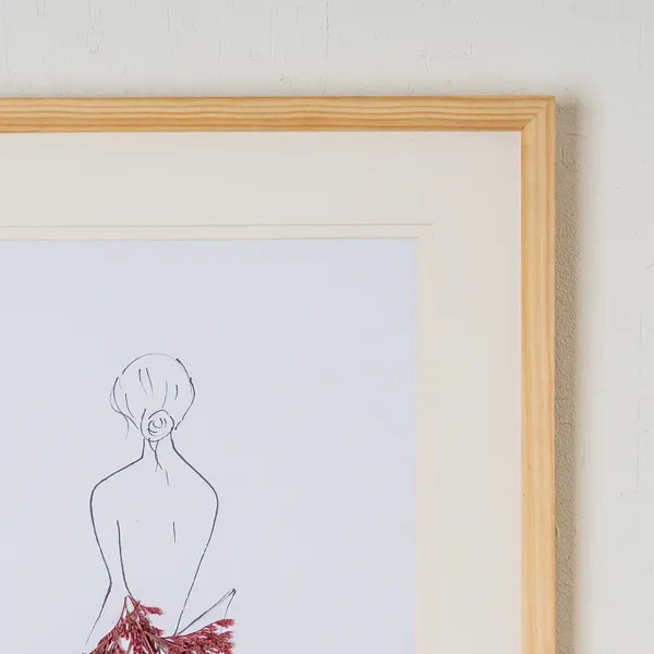 Girl_In_Dried_Flower_Pressed_Art_Frame_|_Artistic_Botanical_Wall_Decor_And_Gift_|_Multicolor_|_11_X_15_Inch