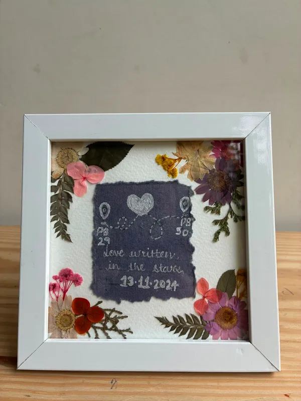 Handmade_Pressed_Flower_Frame_With_Custom_Note_|_Real_Dried_Floral_Keepsake_In_Vintage_Brass_Glass_Frame_|_Friendship_Birthday_And_Sentimental_Gift_|_Gold