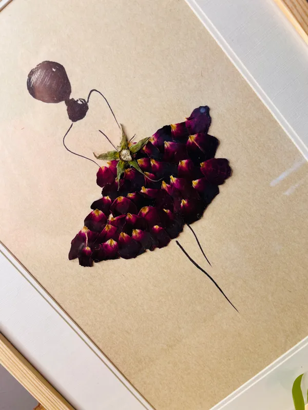 Dancing_Girl_Pressed_Rose_Petal_Frame_|_Handmade_Botanical_Wall_Art_And_Unique_Gift_|_Multicolor_|_11_X_15_Inch