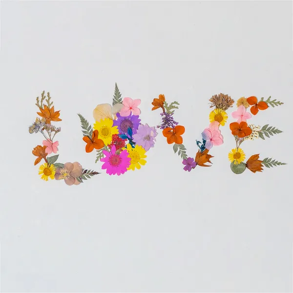 Couple_Initials_Floral_Art_Frame_|_Customised_Pressed_Flower_Keepsake_For_Valentines_|_Multicolor_|_11_X_15_Inch