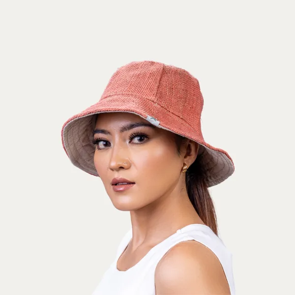Hemp_Bucket_Hat_-_Coral