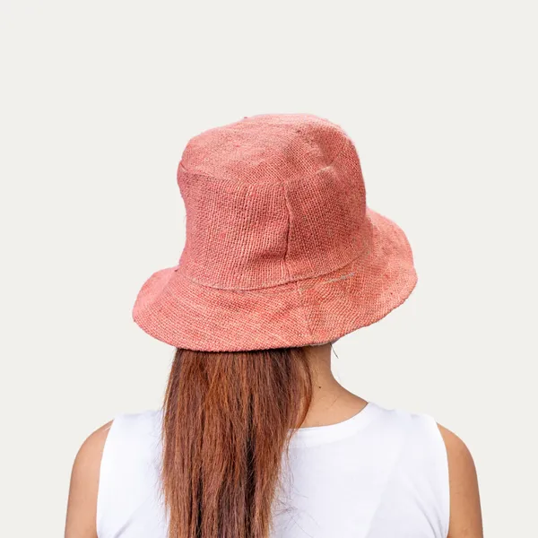 Hemp_Bucket_Hat_-_Coral