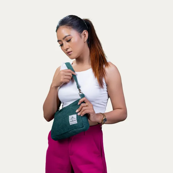 Luna_Hemp_Shoulder_Bag_-_Forest_Green