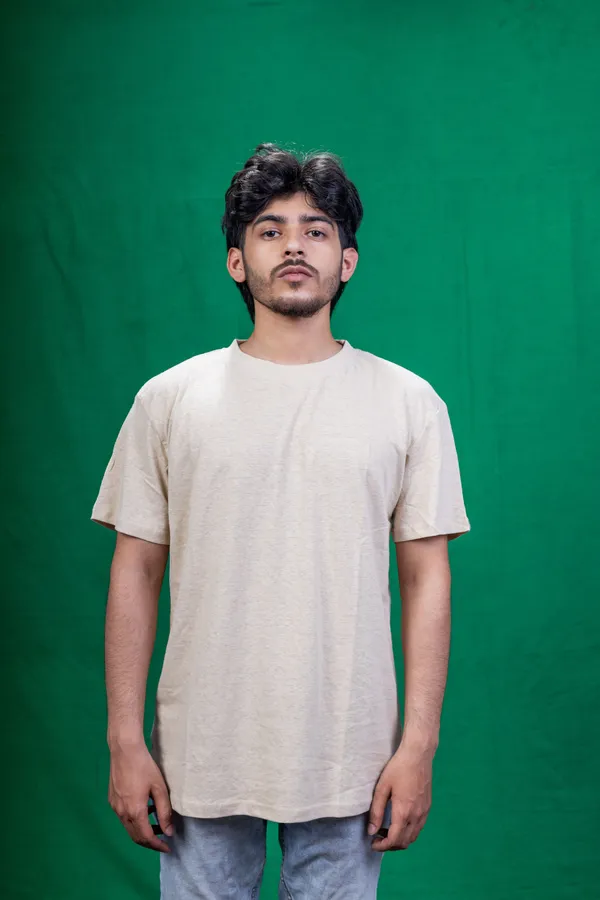 Beige_Hemp_T-Shirt_For_Men