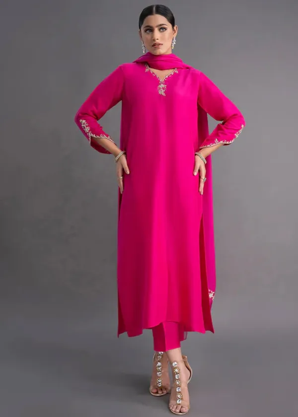 Pink_Cotton_Premium_&_Elegant_Embroidered_Kurta_,_Pant_&_Dupatta_For_Women
