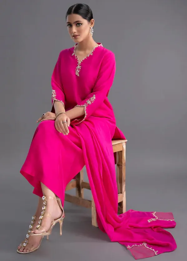 Pink_Cotton_Premium_&_Elegant_Embroidered_Kurta_,_Pant_&_Dupatta_For_Women