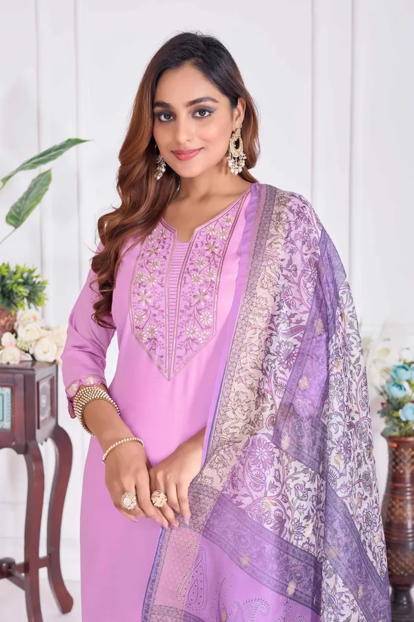 Purple_Silk_Blend_Premium_&_Elegant_Embroidered_Calf_Length_Straight_Kurta_,_Pant_&_Dupatta_For_Women