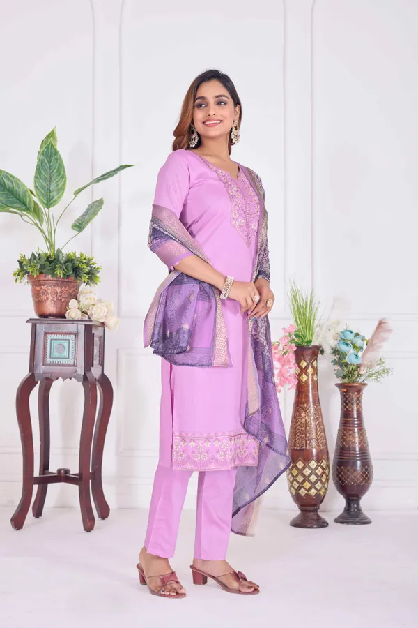 Purple_Silk_Blend_Premium_&_Elegant_Embroidered_Calf_Length_Straight_Kurta_,_Pant_&_Dupatta_For_Women
