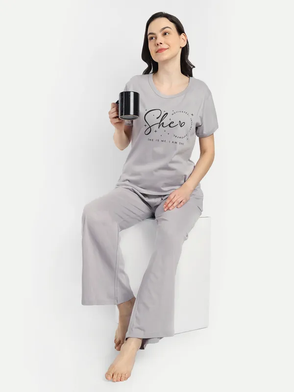 Grey_She_Motivates_Cotton_Co-Ord_Set_For_Women