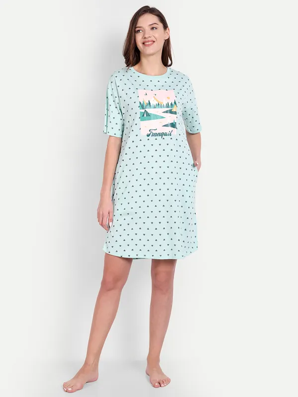 Blue_Tranquil_Sleep_Shirt_For_Women