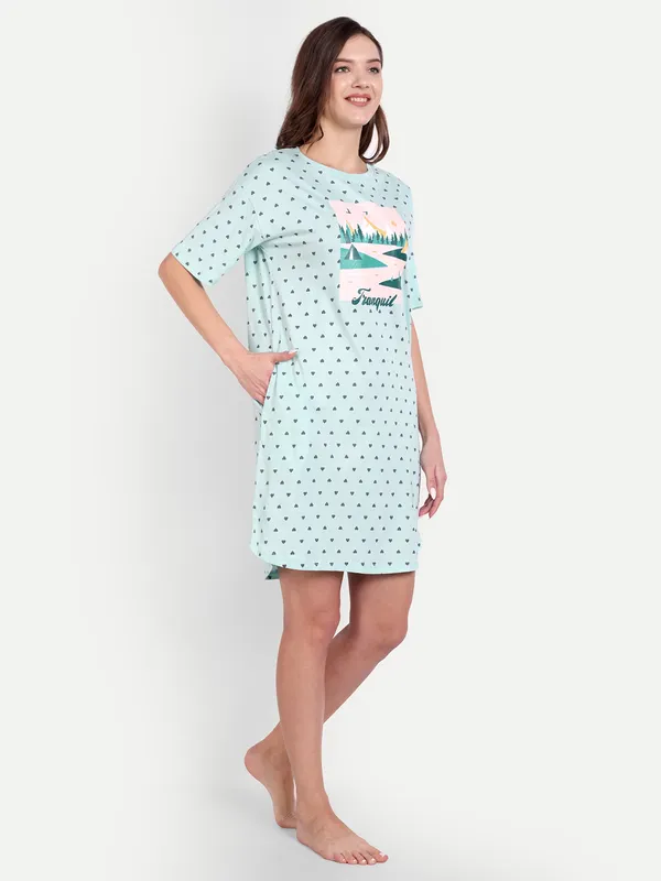 Blue_Tranquil_Sleep_Shirt_For_Women