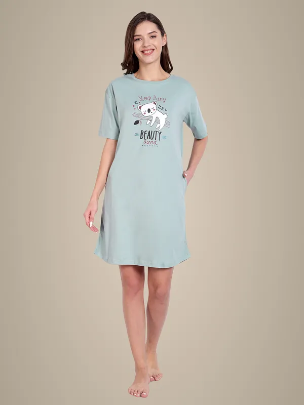 Green_Koala_Sleep_Shirt_For_Women