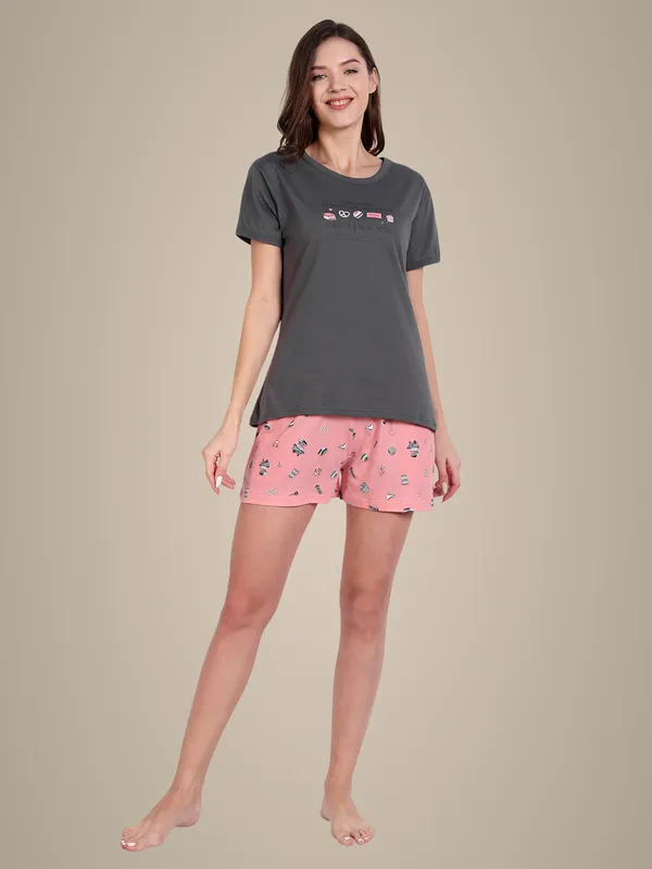 Grey_Newyork_Cotton_Night_Shorts_Set_For_Women