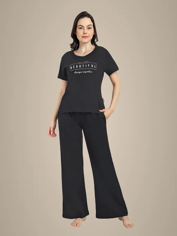 Black_Lets_Make_Beautiful_Things_Together_Cotton_Co-Ord_Set_For_Women