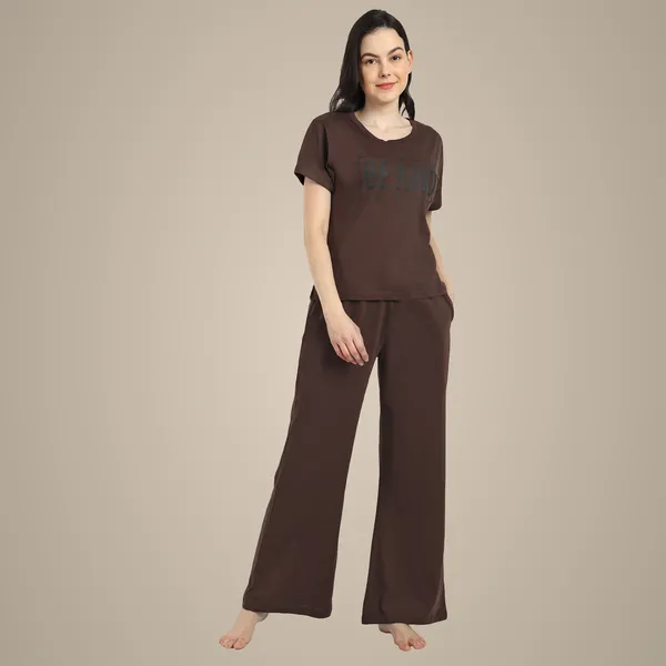 Brown_Be-Kind_Cotton_Co-Ord_Set_For_Women