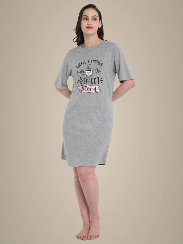Grey_Cotton_Night-Shirt_For_Women