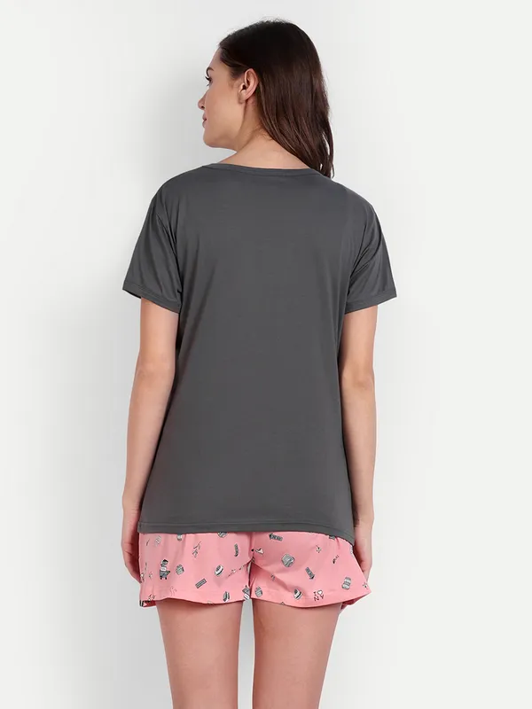 Grey_Newyork_Cotton_Night_Shorts_Set_For_Women