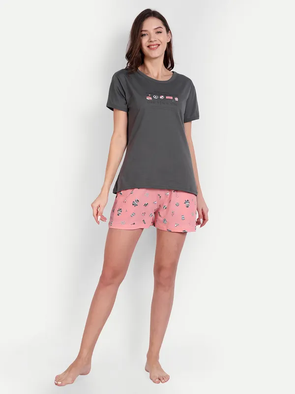 Grey_Newyork_Cotton_Night_Shorts_Set_For_Women