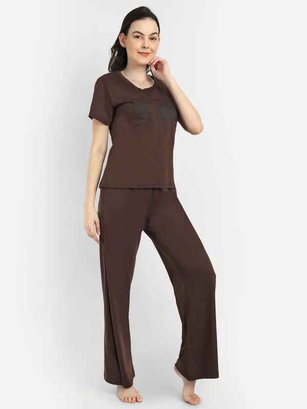 Brown_Be-Kind_Cotton_Co-Ord_Set_For_Women