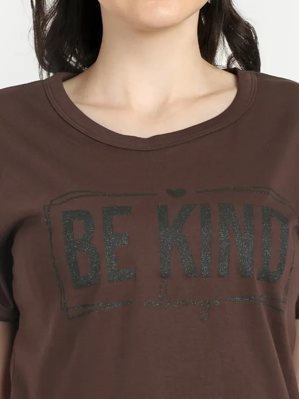 Brown_Be-Kind_Cotton_Co-Ord_Set_For_Women