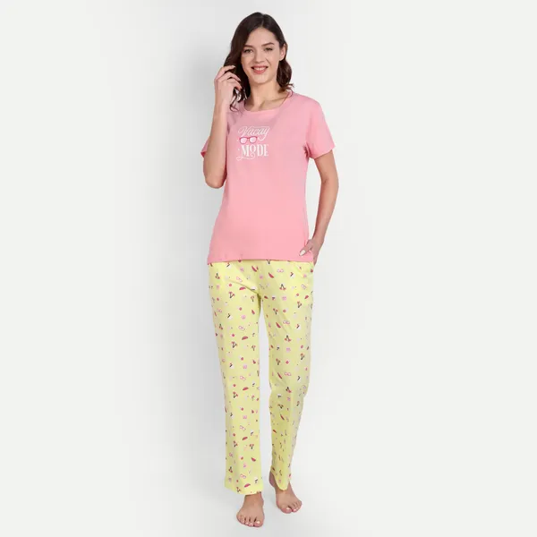 Coral_Vacay_Cotton_Full_Pants_Set_For_Women